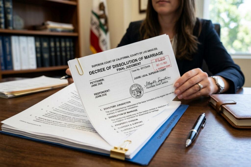 Everything You Need to Know About Your Divorce Decree in California