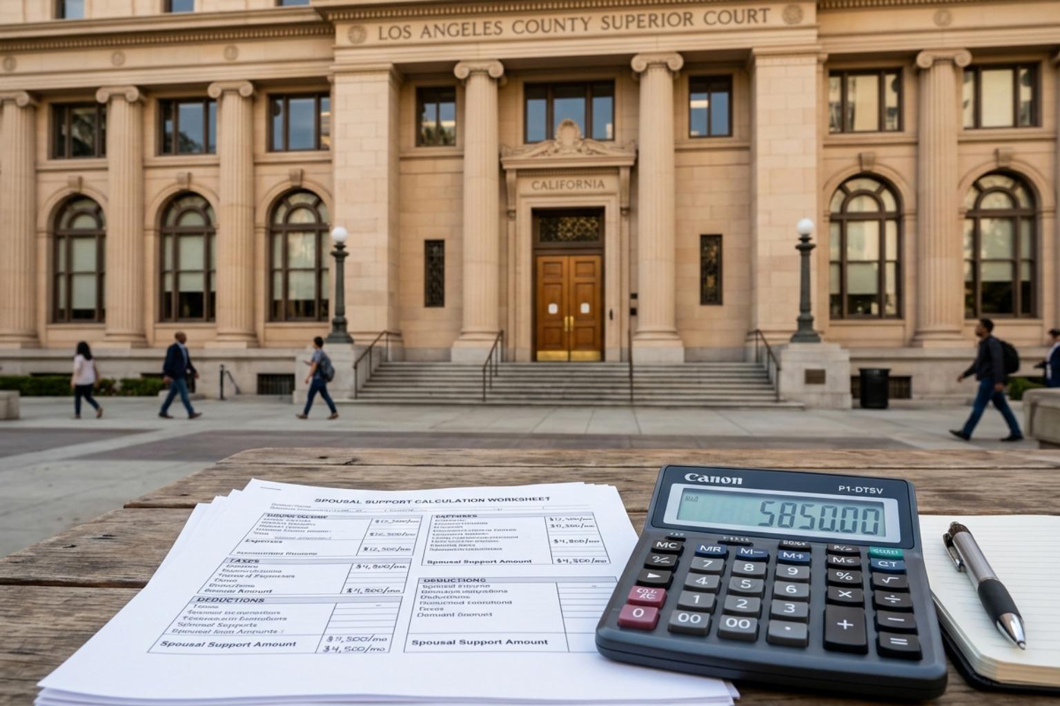 california spousal support calculator