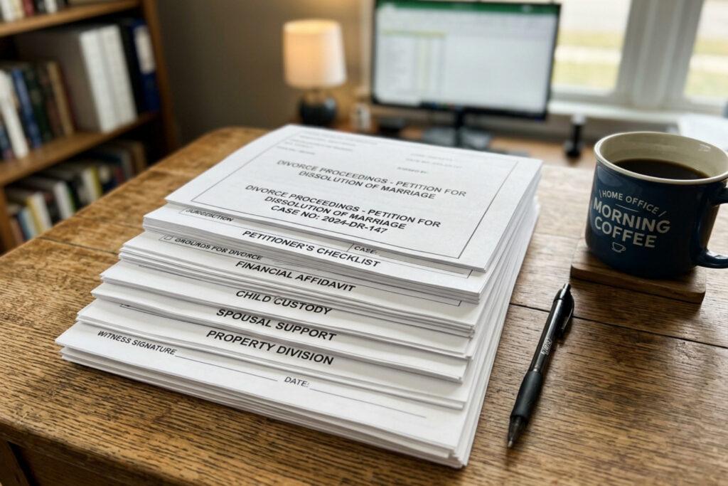 divorce checklist pdf